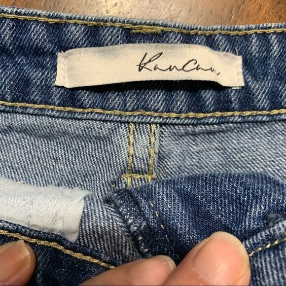 Kancan Distressed Denim Shorts - Size Medium - Picture 10 of 10